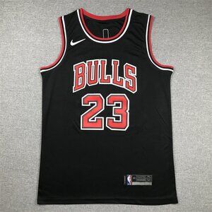 Michael Jordan #23 Chicago Bulls Swingman Jersey Black Size 48